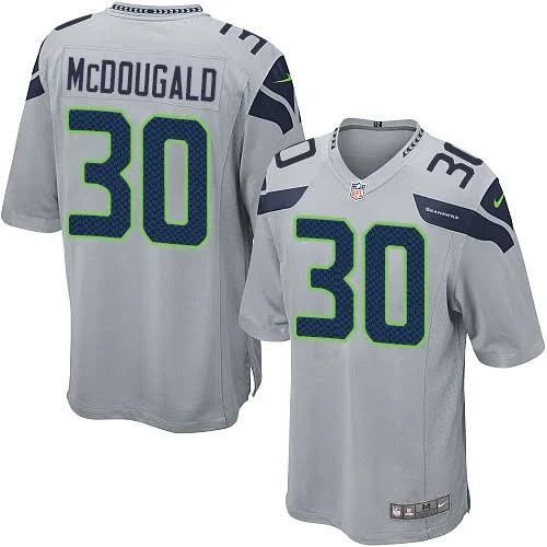 Men Seattle Seahawks #30 Bradley McDougald Nike Grey Game NFL Jersey